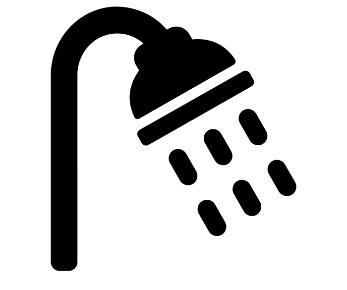 Vector image of a showerhead