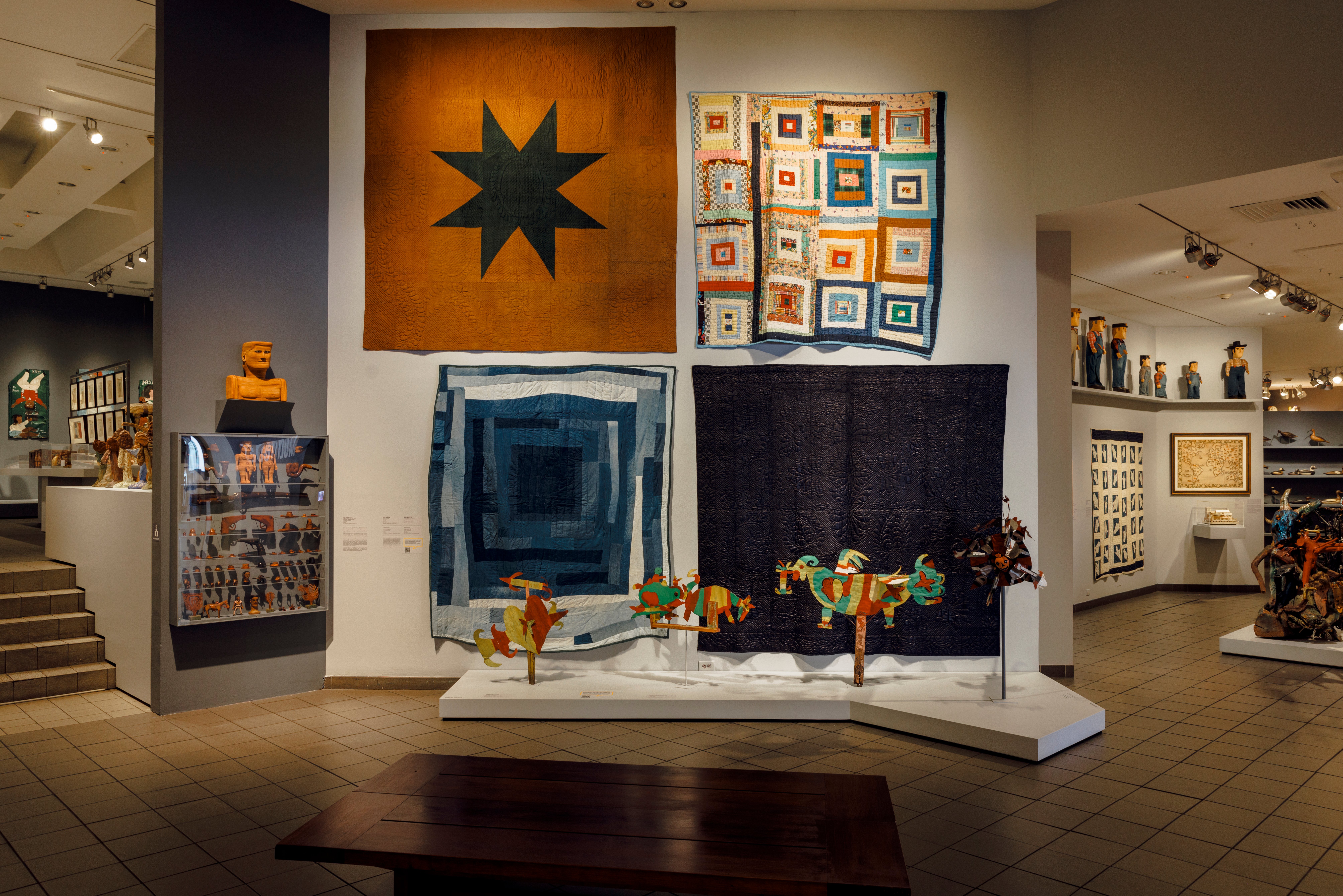 Image of exhibits at the American Folk Art Museum