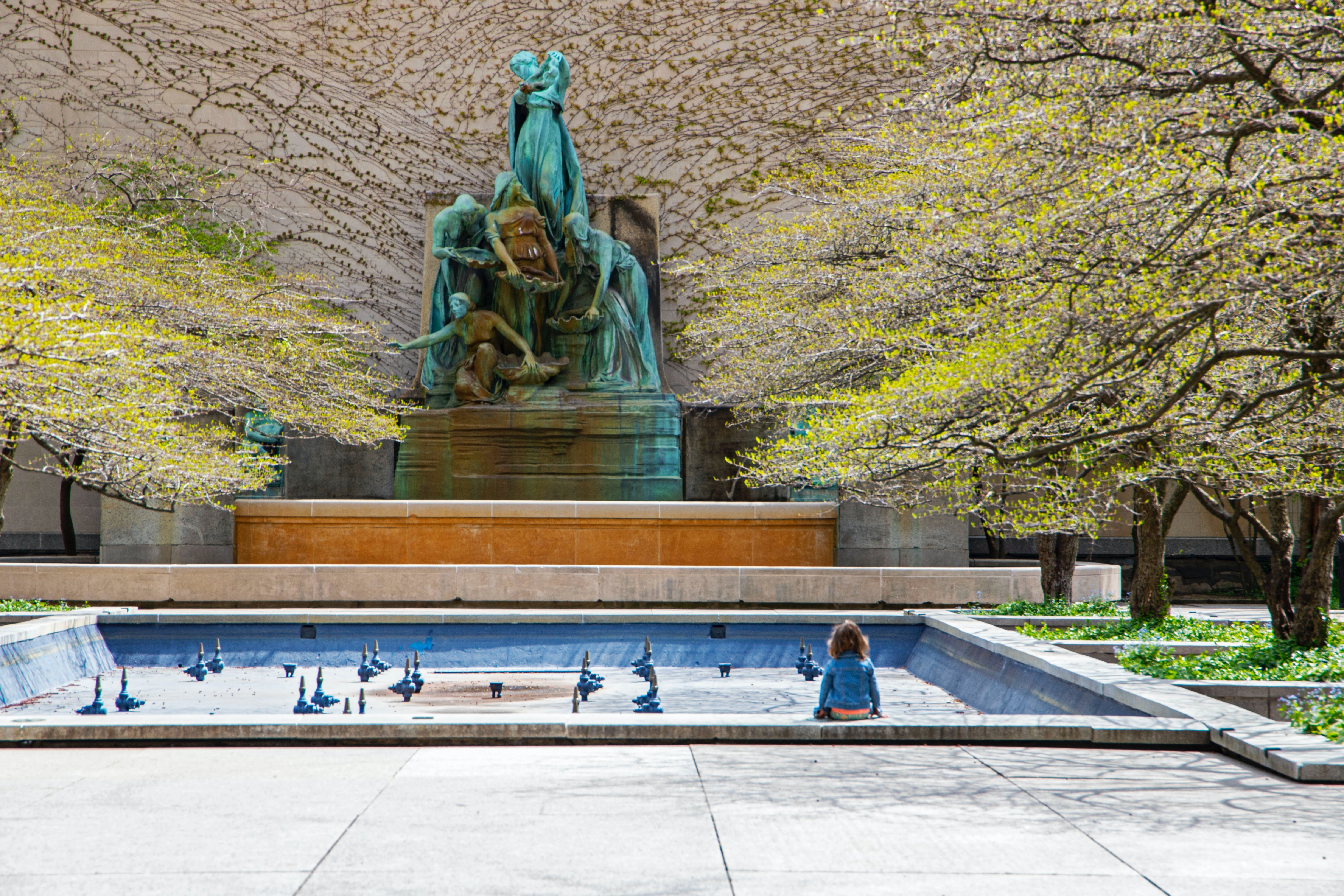 Image of the South Garden at the Art Institute of Chicago