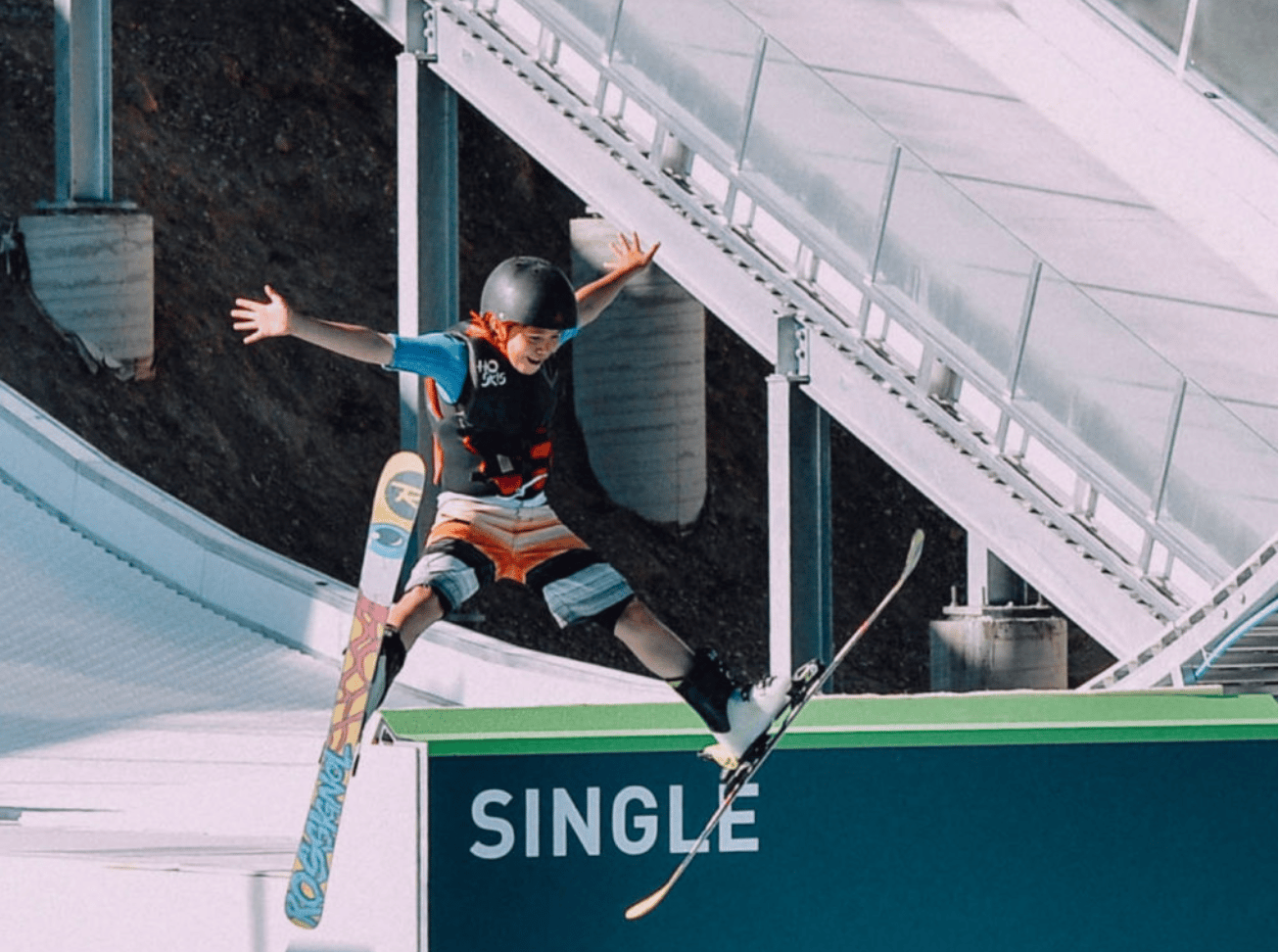 Image of a skier at Utah Olympic Park