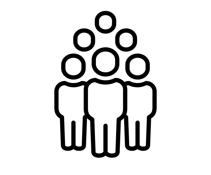 Vector image of a crowd
